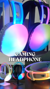 V2S S9 Gaming RGB Light Headphones Wireless and Rechargeable with HD Microphones