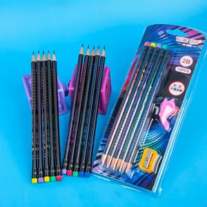 INEXSHOP - ชุดเครื่องเขียน ดินสอ 2B ดินสอฝนสอบ อุปกรณ์การเรียน ดินสอ กบเหลาดินสอ ยางจับ