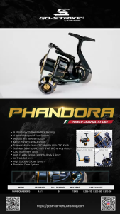 Reel Pancing Gostrike Phandora 8000PG 8 Ultra Smooth Shielded Ball Bearing Waterproof Seal System