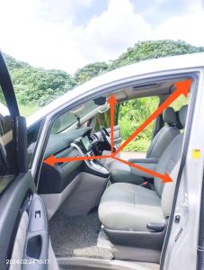 Karet Balon Karet Peredam Bunyi Pintu Mobil Daihatsu Xenia Original