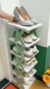 Kệ Để Giày Dép Chữ X 5 Tầng - Kệ Nhựa Cao Cấp Đa Năng Kedung Giày