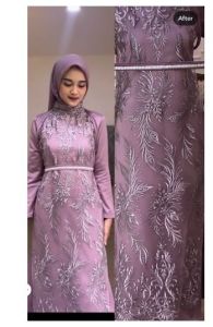 TK COD ( DI JAMIN REAL PIC )SET MAXI VABINA + OUTER TILE MUTIARA/GAMIS TERBARU BUSUI SELETING DEPAN/MAXI KONDANGAN