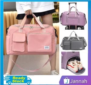 Jannah Beg Bagasi Melancong Wanita Lelaki Beg Galas Jinjing Silang ( Luggage Gym Yoga Bag Men Women Sport Backpack Casual ) 4Y2