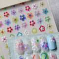 1PCS 5D Relief Cartoon Series Nail Art Stickers Kawaii Koi Carp Fish Design Nail Decoration Transfer Slider Decals DIY Accessory. 