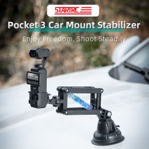 STARTRC Blade Arm Car Mount Stabilizer For DJI Osmo Pocket 3 INSTA 360 X4 GOPRO HERO 13 ACTION 5 Pro Camera Accessories
