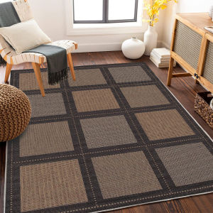 VIKAMA Nordic Vintage Rug Stain-Resistant and Durable Bedroom & Living Room Sofa Rug Wardrobe & Dining Room Floor Mat Home Decor