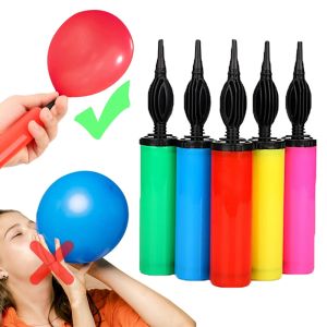 Mini Balloon Air Pump Portable Useful Hand Push Air Inflator Balloon Accessories For Wedding Party Birthday Decoration Supplies
