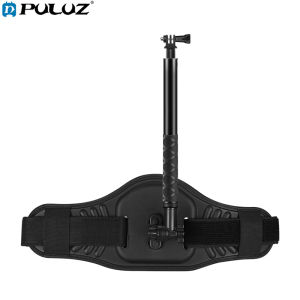 PULUZ Waist Belt Mount Strap + Adjustable Selfie Stick Replacement for GoPro Hero 11/10/9/8/OSMO Pocket/ Insta360 ONE/X/X2/X3 Action Cameras