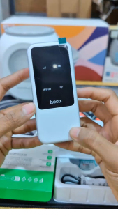 HOCO HI42 Portable 4G WiFi Router with SIM Card WiFi 6 Mobile Hotspot 2000mAh Rechargeable Battery Up to 8 Hours Usage Portable Wireless Router for Travel Home Office