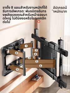 BESSGROUP | tv wall mounted bracket movable Slim Extendable Rotatable TV Wall Mount