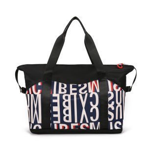 Travel Bag Womens Large Capacity Dry Wet Separation Sports Gym Bag Short Trip Storage Luggage Bag Lightweight Tote