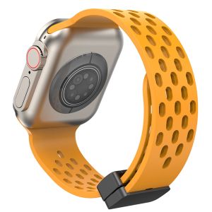 BassPal Rubber Breathable Strap For Apple Watch Ultra 2 band 49mm 44mm 45mm 41mm 40mm 42mm 38mm Silicone Correa Bracelet i Watch Series 7 8 9 se 2 3 4 5 6