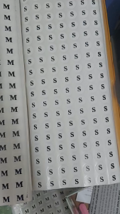 Tem dán size quần áo 70 miếng dán size quần áoTem dán size trònDECAL SIZE