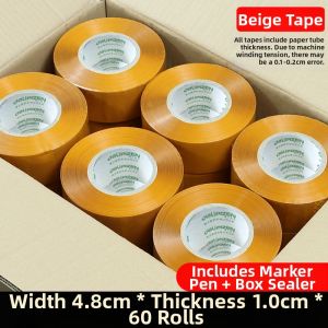 deli | Sealing Tape for Packaging Large Roll Yellow Tape