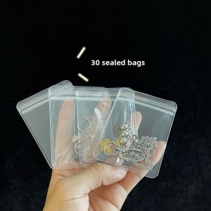 Gold Seal Jewelry Storage Box Transparent Ring Earring Necklace Organizer Case Fashion Accessories Storage Solution