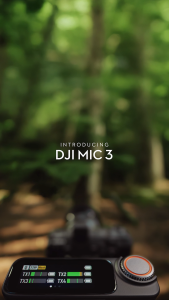 DJI Mic 3 - Wireless Mic | 28-Hour Battery Life | Up To 4TX + 8RX Collaboration | Dual File & 32-bit Internal Recording