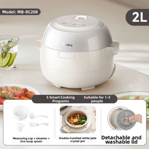 Midea | Multi-functional Compact Rice Cooker for 1-3 People 2L