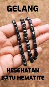 GELANG KESEHATAN BATU HEMATITE MAGNETIC