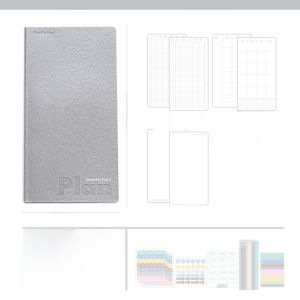 Portable Thin A6 Travel Planner Notebook Mini Ind Style Daily Weekly Task List Planner High Aesthetic Value Planwith 2025