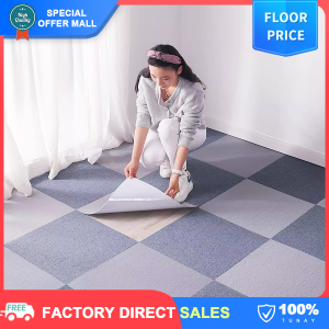【Self-Adhesive】30x30cm Carpet Mat Anti-Slip Carpet for Home Office Tiles Noise Prevention Floor Mat