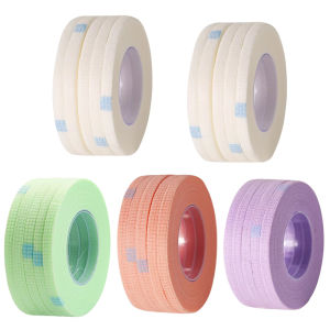 เทปติดขนตา 5 ม้วน ขนาด 4 มม. เทปต่อขนตา ผ้าไมโครพอร์ระบายอากาศ เทปติดขนตาแบบแคบ อุปกรณ์ยกขนตาสำหรับแต่งหน้า ขายส่ง