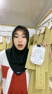 Pola Baju Atasan Pramuka & Pola Baju Anak Perempuan
