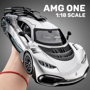 1:18 Scale Benz AMG One Alloy Car Model Diecast Car Sound Light Car Lovers Collection Kids Birthday Gift Metal Boys Toys