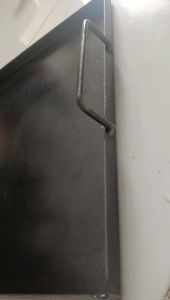 WAJAN KEBAB DAN ROTI BAKAR SOSIS BAKAR DLL BAHAN BAJA HITAM KOTAK UK 35X45 CM ANTI LENGKET