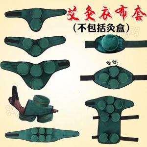 Portable Moxibustion Box Set with Smoke Filter Cloth for Eye Knee Neck Special Use No Smoke Moxa Cylinders Home Therapy Equipment