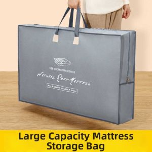 Large Capacity Foldable Latex Mattress Storage Bag for Moving Student Dormitory Bedding Organization Bag Carry-On Duffle