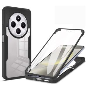 360 ตัวป้องกันหน้าจอแบบเต็มตัวเคสใสสําหรับ Redmi 14C ฝาครอบโทรศัพท์กันกระแทกสําหรับ Redmi A3