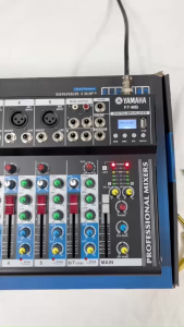 Bàn trộn âm thanh Mixer F7 yamaha có Bluetooth Ghép dàn karaokeHát LinestreamLoa kéo