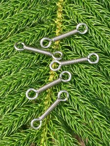 Premium 316L Stainless Spiral Keychain Extension Handmade  Marine Grade Minimalist Elegant Durable