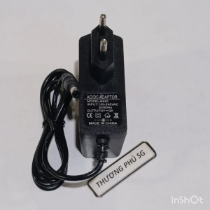 Nguồn Adapter DC 6V - 2A / Đầu cắm 5.5mm x 2.1mm (Cắm Tròn)