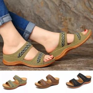 【In Stock】Sizes 35-40 Fish mouth platform open toe beach shoes casual sandals for women