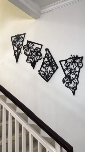 Hiasan Dinding Minimalis Motif Bunga Hiasan Dinding Ruang Tamu