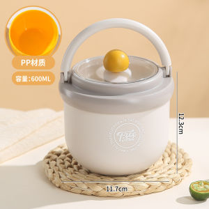 Cốc Đựng Sữa Chua Di Động Có Nắp Và Thìa Cốc Đựng Muesli Overnight Cốc Đựng Sữa Đậu Nành Cốc Đựng Trái Cây Cốc Đựng Thức Ăn Sáng