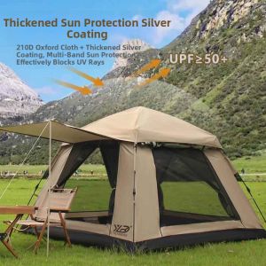 NPC | Lightweight Portable Indoor Outdoor Thickening Camping Tent 3-4 Person