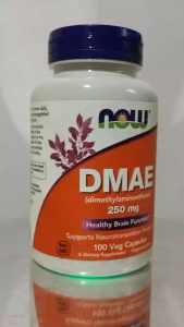 Now Foods DMAE 250mg 100 Capsules for Healthy Brain Anti Wrinkles Sagging Skin DMAE Supplement DMAE Capsules Now Foods