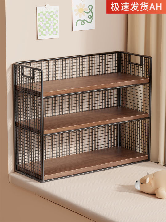 Window Ledge Storage Multi-Layered Windowledge Bookshelf Desktop Small Library Bed Storage ...