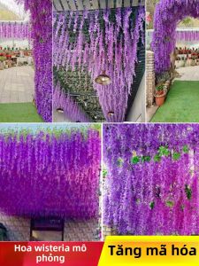 Đại Hồng Đào Nhựa Hoa Chuông Treo Trần Hoa Cưới Hoa Giả Dệt Dây Thực Vật Dài Đường Hầm Internet Nổi Tiếng