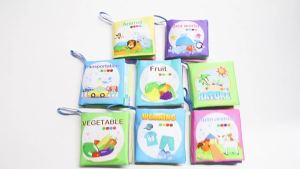 Baby Soft Cloth Book for Newborns 0-12 Months 3D Book Animal Family Cognitive Montessori Early Educational Toys for Kids Gift