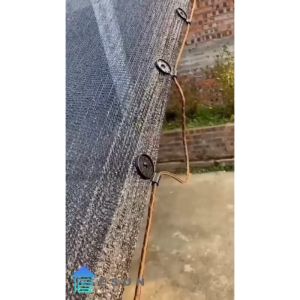 10PCS Sun Shade Net Clip Garden Tools Greenhouse Shade Cloth Fix Clamp Plastic Grommet Fence Netting Installation Hook