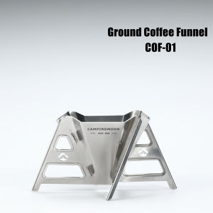 Campingmoon | CAMPINGMOON Coffee FunnelStainless Steel Titanium Plated Foldable Portable Outdoor Camping Hand Brewed Coffee Filter Drip Rack