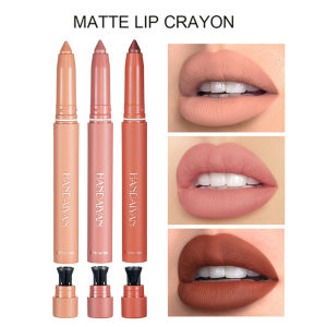 HANDAIYAN Tidak Memudar Warna Bibir Pena Lipstik Gelas Anti Lengket Pena Lipstik Matte Lip Liner Penggunaan Ganda COD - 🌈Ninestar