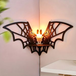 1pcs floating animal display shelf wall shelf corner hollowing creative shape storage shelf home decorationused in Halloween