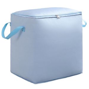 Large Capacity Dustproof Quilt Storage Bag Moving Wrap Bag Woven Snake Skin Waterproof Moving Bag Macaron Colored French Style