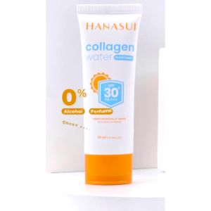 Hanasui Collagen Water Sunscreen SPF 30 PA+++ 30ML - Melindungi dan Mencerahkan Kulit