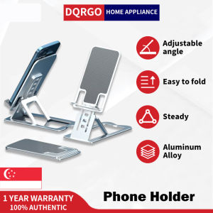 DQRGO Universal Phone Stand Tablet Phone Holder Desk for IPhone Desktop Tablet Stand for Cell Phone Aluminum Alloy Table Holder Mobile Phone Stand Mount