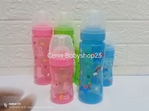 Botol Susu Bayi Baby Feeding Bottle Pop Max 150ml Wide Neck Botol Tebal Karet Dot Lebar BPA Free